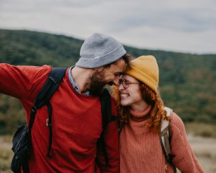 Happy couple